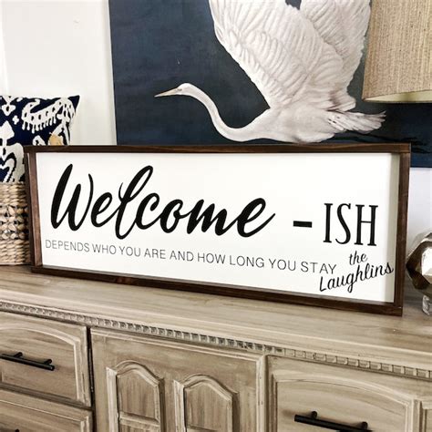 Funny Welcome Sign - Etsy