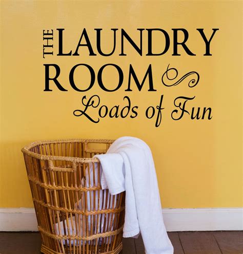 Laundry Room Decal, Laundry Room Wall Decal, Laundry Room Sign, Vinyl ...