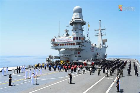 First Ever Italian Navy F-35B Landing Aboard ITS Cavour