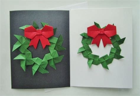 Christmas Cards.Origami Greeting Cards. Set of by ThePaperDecor