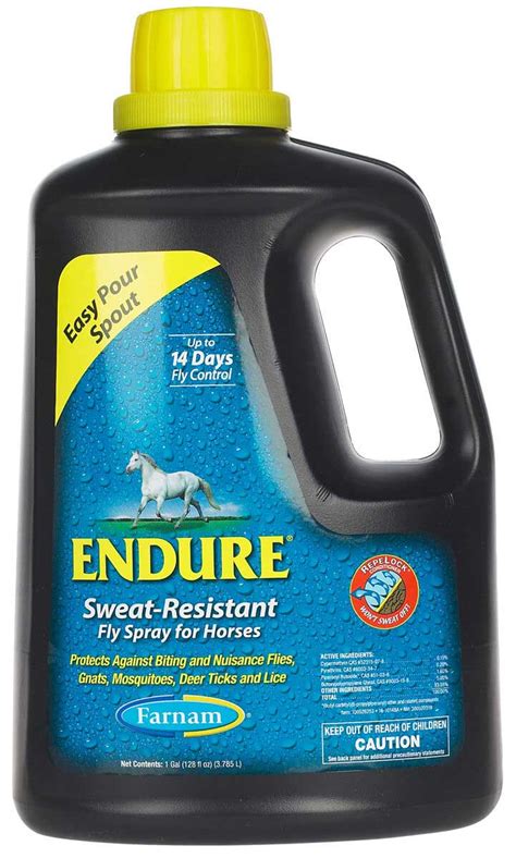 Endure Sweat-Resistant Fly Spray for Horses Farnam - Fly Sprays Repellents | Fly Control | Equine