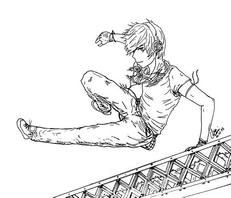 Parkour (Outlines) by NiviaCzarni on DeviantArt