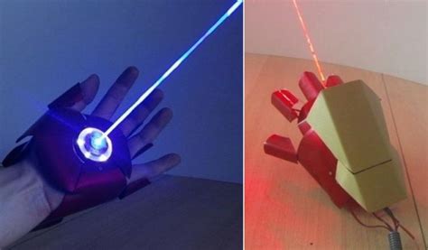 WATCH: Guy Made a Iron Man laser glove powerful burn through things