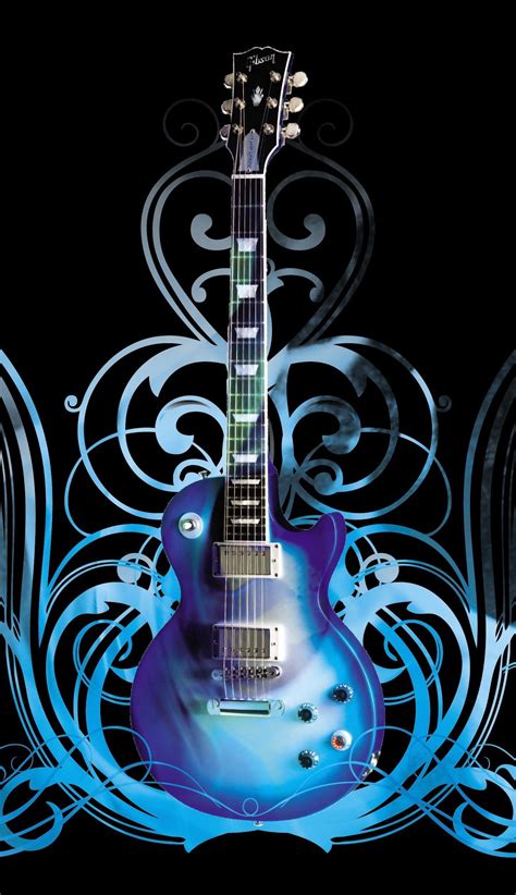 🔥 Free download Guitar Art Blue Music 4K Wallpaper Best Wallpapers on WallpaperSafari | Music ...