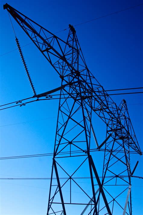 Tall Power Line Girder Free Stock Photo - Public Domain Pictures