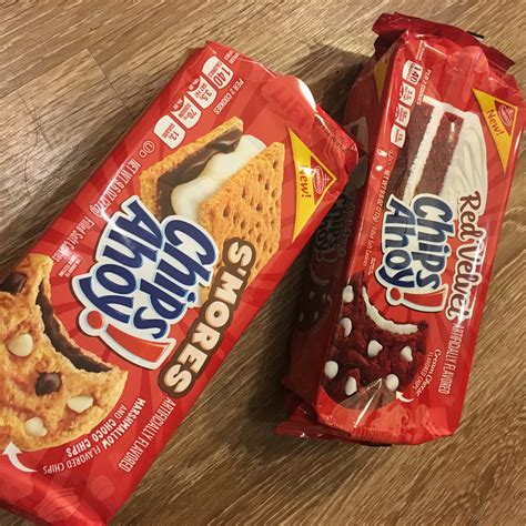 Chips Ahoy! Red Velvet & S'mores Cookies Review - Snack Gator