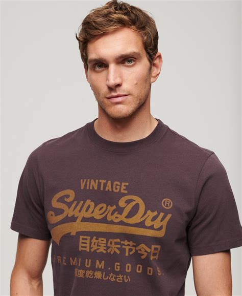 T-shirt Vintage Logo Premium Goods da Uomo Superdry