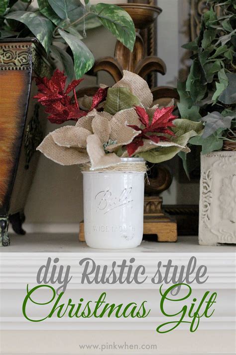 DIY Rustic Christmas Gift Idea - PinkWhen