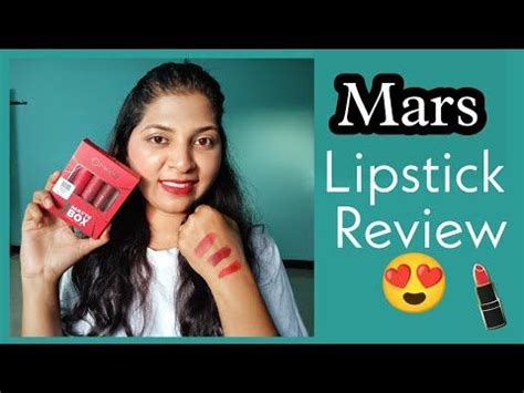 New Launch Mars 3 Lipstick Review and Swatches | New Mars 3 Matte Box ...