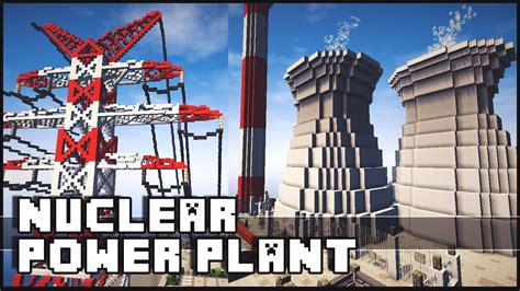 Minecraft - Nuclear Power Plant & Epic Wind Turbines! - YouTube