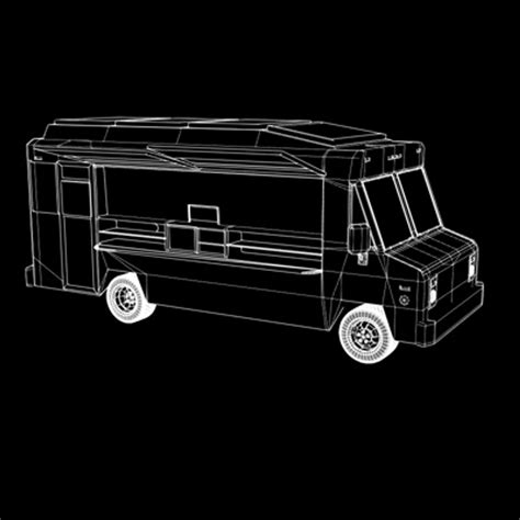 Lunch Truck 3d Lwo