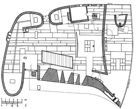 Le Corbusier ~ Notre Dame Du Haut ~ Plan ~ Ronchamp ~ 1950-1954 918