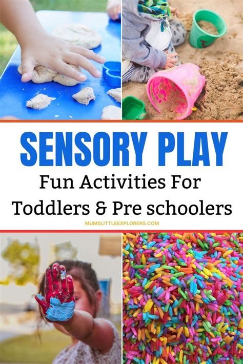 10 Fun Sensory Activities for Toddlers, Pre-schoolers, Young Kids - Mum ...