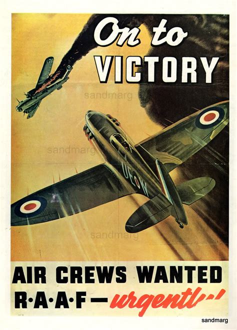 Old World War II Airplane Propaganda On the Victory Vintage Retro Poster Canvas Painting DIY ...