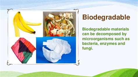 Biodegradable - Environmental & Recycling Industry Center