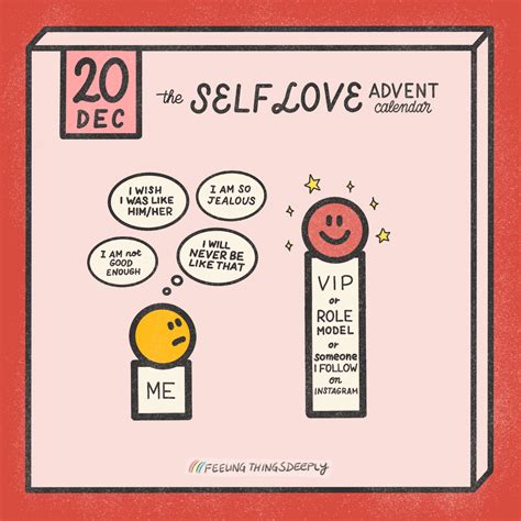 41. the Self Love Advent Calendar” 20/24 Don’t Compare Yourself to Others - Tumblr Pics