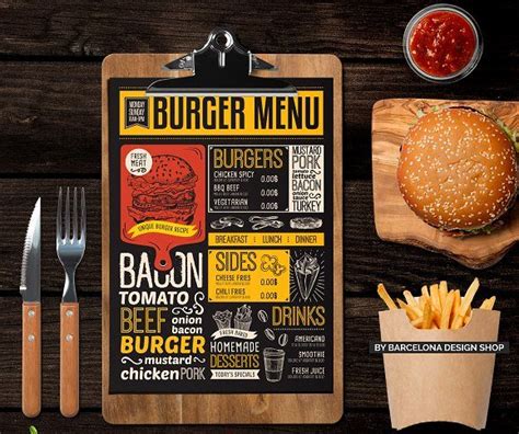 Food Menu Designs - 18+ Examples, Tips