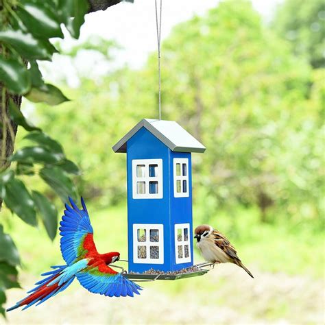 Outdoor Garden Yard Wild Bird Feeder Weatherproof House | Bird feeders ...