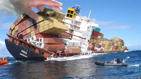 PsBattle: A Cargo Ship Sinking : r/photoshopbattles