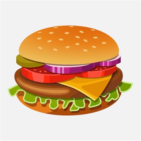 Premium Vector | Color vector hamburger icon5