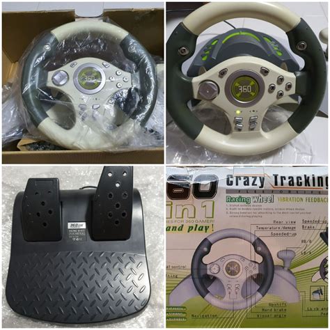 Xbox 360 Racing Wheel, Video Gaming, Gaming Accessories, Controllers on Carousell