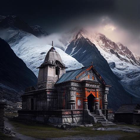 kedarnath temple, mountains 22540430 Stock Photo at Vecteezy