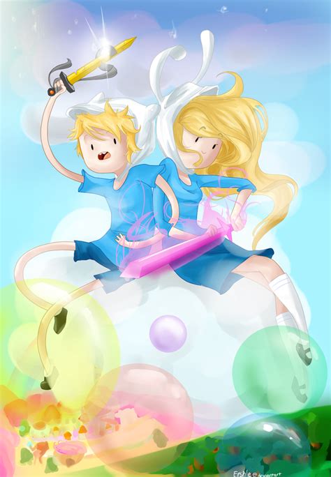 Finn and Fionna by Ershle on DeviantArt