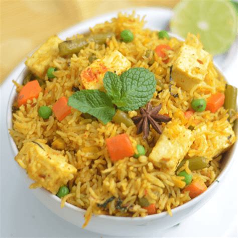 Instant Pot Paneer Biryani with Vegetables | TheBellyRulesTheMind