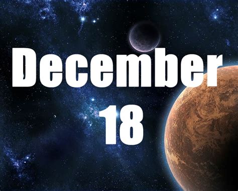 December 18 Birthday horoscope - zodiac sign for December 18th December 18