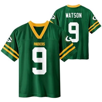 Nfl Green Bay Packers Boys' Short Sleeve Watson Jersey - L: Youth Size ...