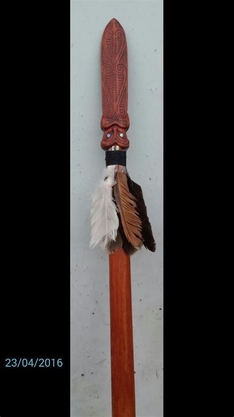 Taiaha (Maori combat weapon) by savagewerx on DeviantArt