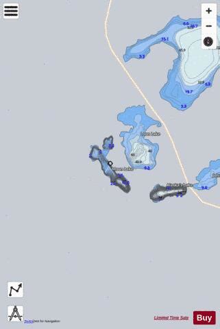 Moon Lake Fishing Map | Nautical Charts App