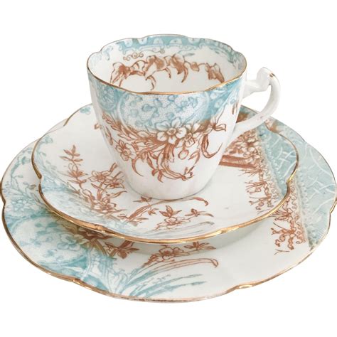 Antique Charles Wileman teacup trio, Kensington patt 5028 on Lily from gentle-rattle-of-china on ...