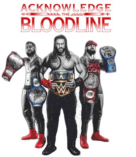 Roman Reigns Acknowledge Bloodline logo by yunus46646 on DeviantArt