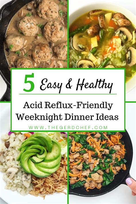 5 Easy Healthy Acid Reflux-Friendly Weeknight Dinner Ideas - The GERD ...