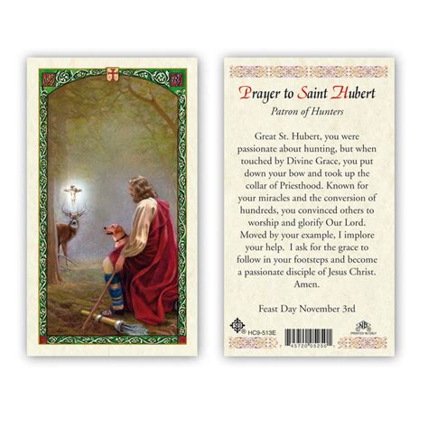 Prayer to St. Hubert – The Catholic Gift Store