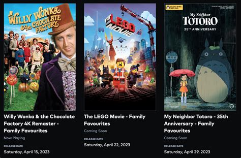 Cineplex Family Favourite Deal: Movies Every Saturday for $2.99 - Hot ...