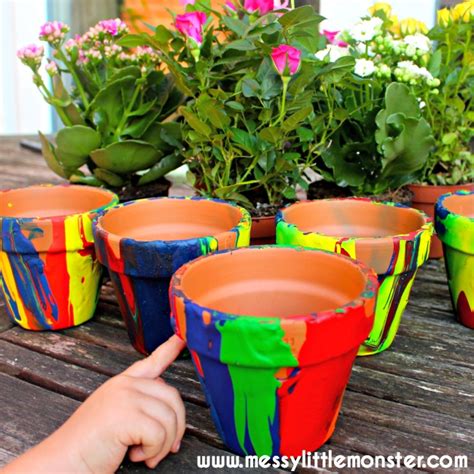 Mother's Day Pot Painting for Kids | Pine Hills Nursery