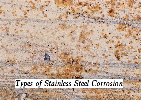 Types of Stainless Steel Corrosion - Corrosion Resistance of Stainless Steel Series