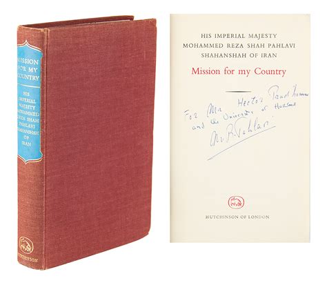 Mohammad Reza Pahlavi Signed Book | RR Auction