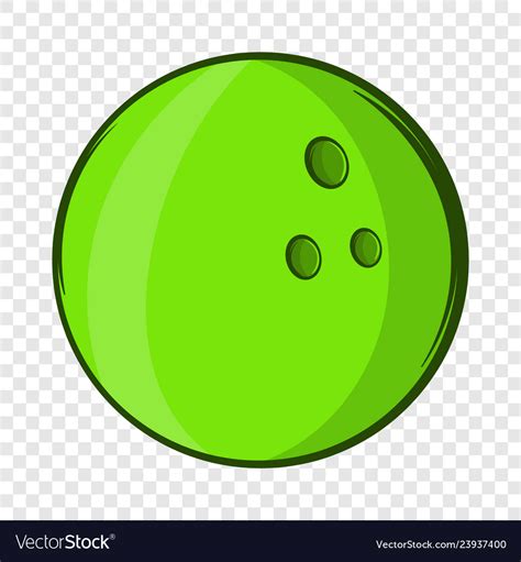 Bowling ball icon cartoon style Royalty Free Vector Image