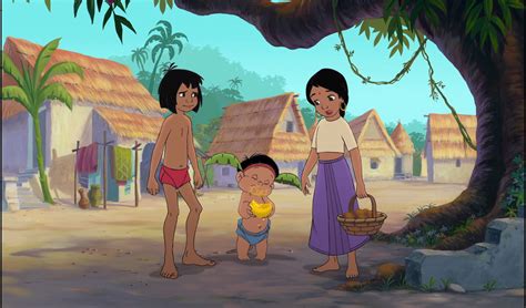 Image - Mowgli and Shanti are both watching Ranjan eat.jpg | Disney ...