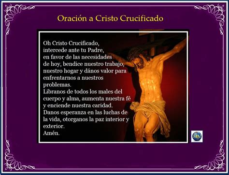 "Mundo Nazareno": Oración a Cristo Crucificado