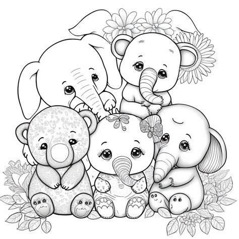 Animal Coloring Pages for Kids, Coloring Pages, Printable, Animals ...