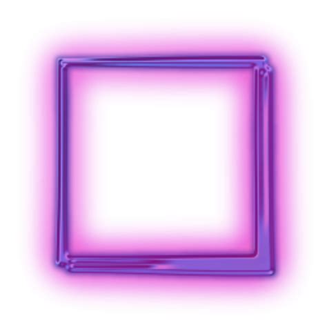 Neon Square Png - PNG Image Collection