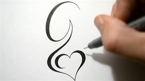 Cursive Letter G Tattoo Designs