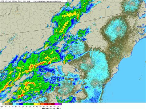 Harrisburg NC tornado of 3 March 2012 Regional reflectivity mosaic