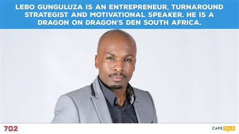 Meet Lebo Gunguluza - entertainer, Dragon’s Den Dragon and self-made ...