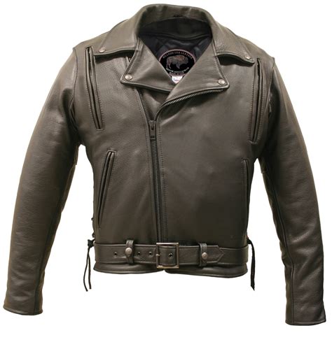 American Bison Vented Biker Jacket - Hillside USA Leather