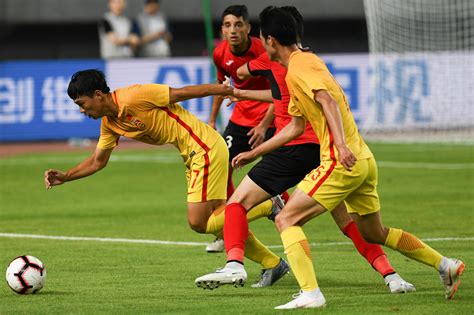 足球——U20国际足球赛：中国胜巴勒斯坦_合肥